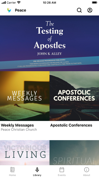 Peace Apostolic Ministries Screenshot