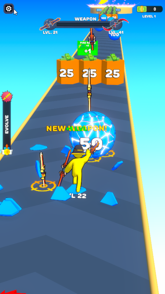 #6. Sword Shooter (iOS) 由: Utku Yazici