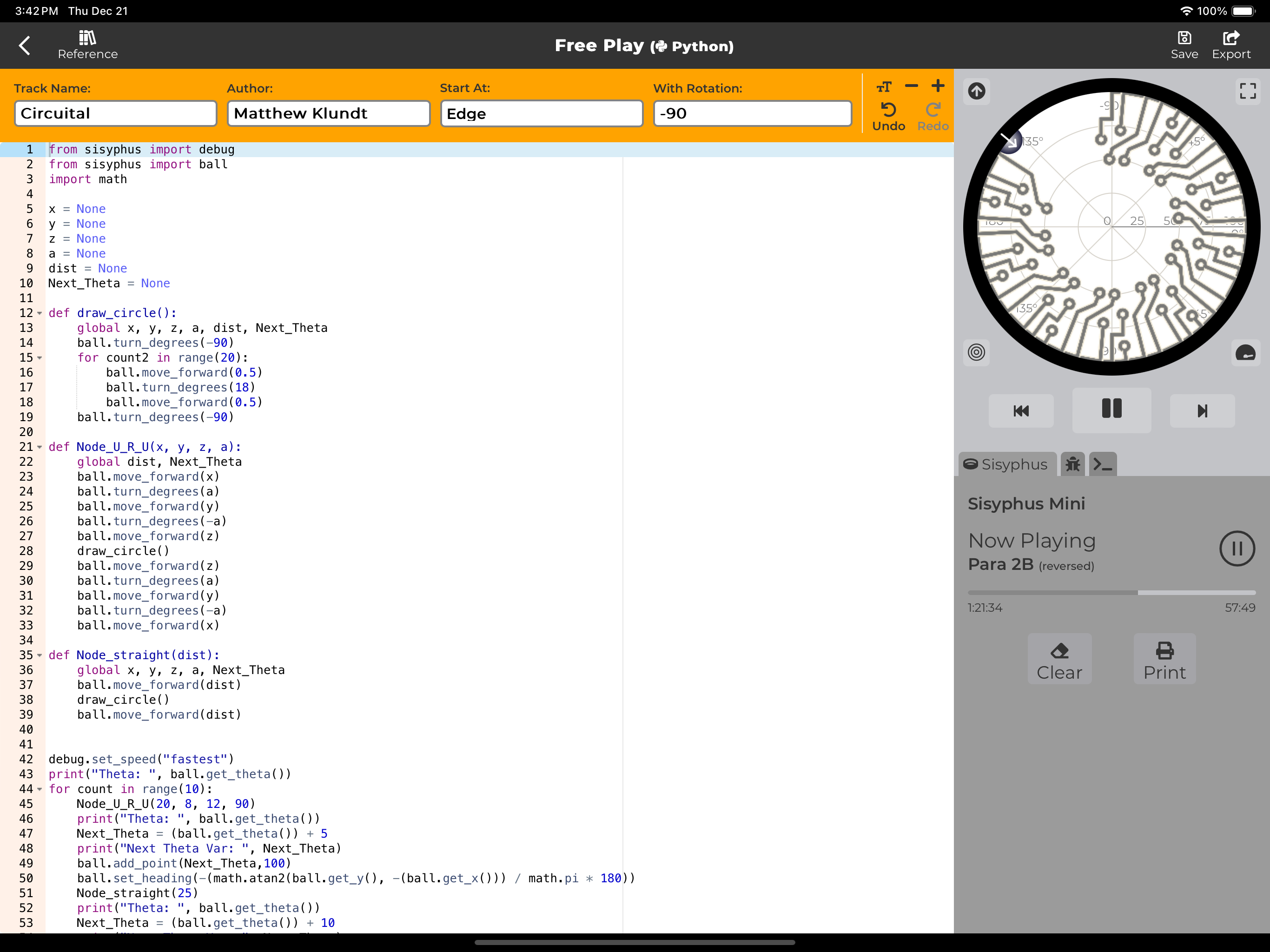 Sisyphus Code