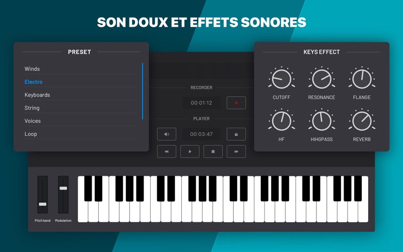 Screenshot #3 pour Synthé De Studio: Synthétiseur