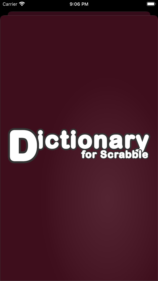 #1. Dictionary for Scrabble (iOS) 由: Quala