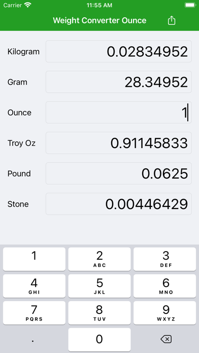 Weight Converter Ounceのおすすめ画像1