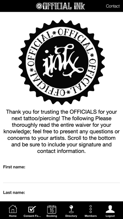 Official Ink Tattoo Screenshot