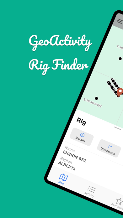 Rig Finder - GeoActivity Screenshot