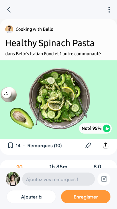 Screenshot #1 pour Samsung Food: App de Recettes