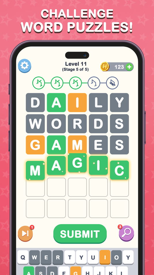 #5. Hurdle - Guess The Word (iOS) By: Kien Nguyen