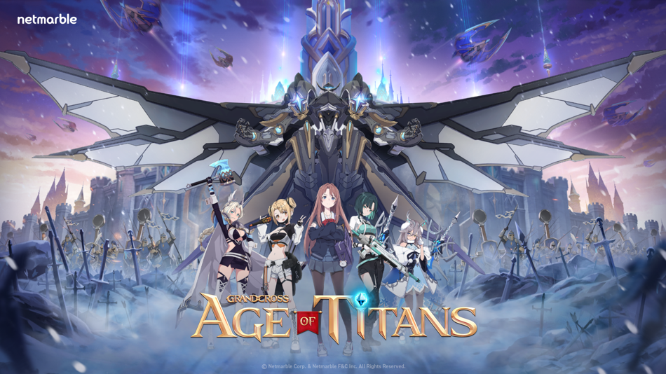 #1. GRAND CROSS : Age of Titans (iOS) โดย: Netmarble Corporation