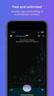 thunder pro: faster vpn iphone screenshot 1