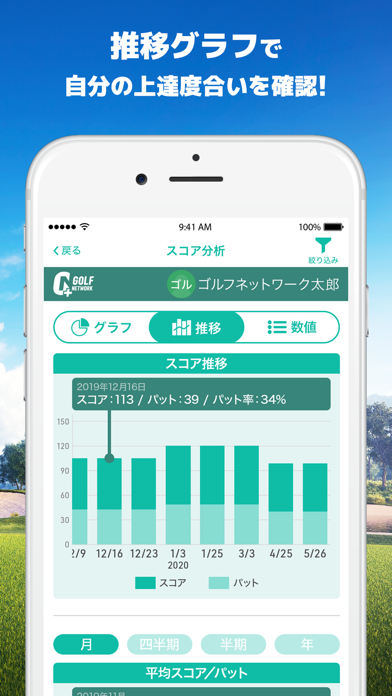 GN+ゴルフスコア管理-ゴルフナビ-ゴルフtvのおすすめ画像6