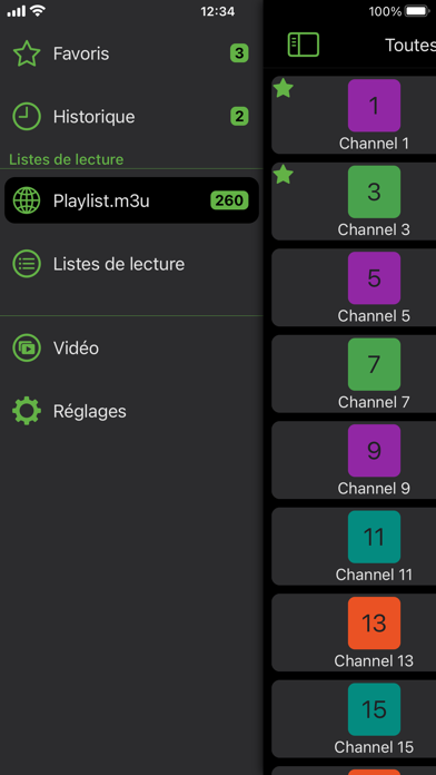Screenshot #1 pour Flex IPTV