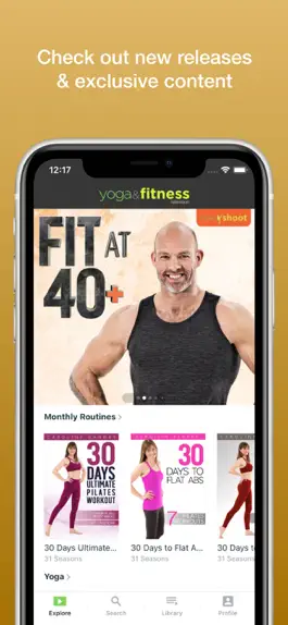 Game screenshot Yoga and Fitness TV apk