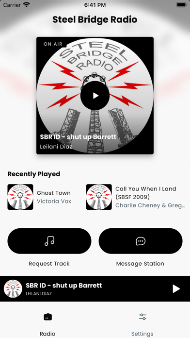 Steel Bridge Radio Screenshot