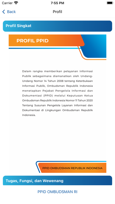 PPID Ombudsman RI Screenshot