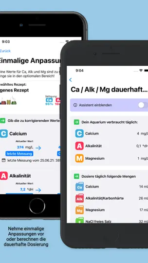 Captura de pantalla de AquaCalculator en iPhone 6