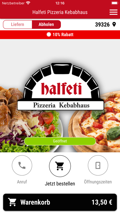 Halfeti Pizzeria Kebabhaus Screenshot