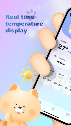 Cat Weather-Cute screenshot 1