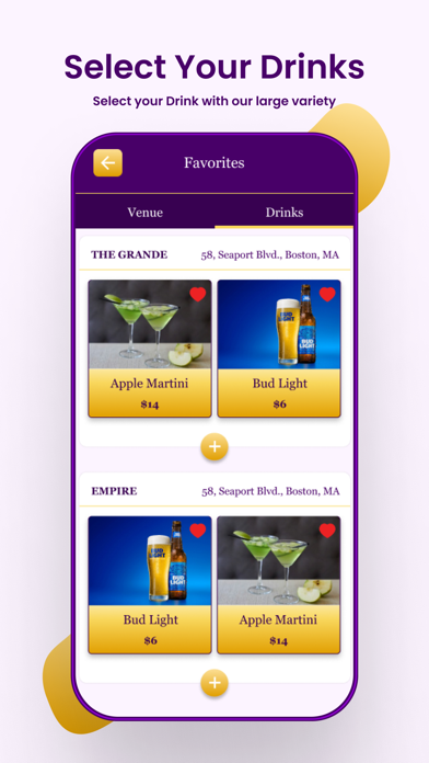 The DRINK App iPhone screenshot 2 - Food & Drink app