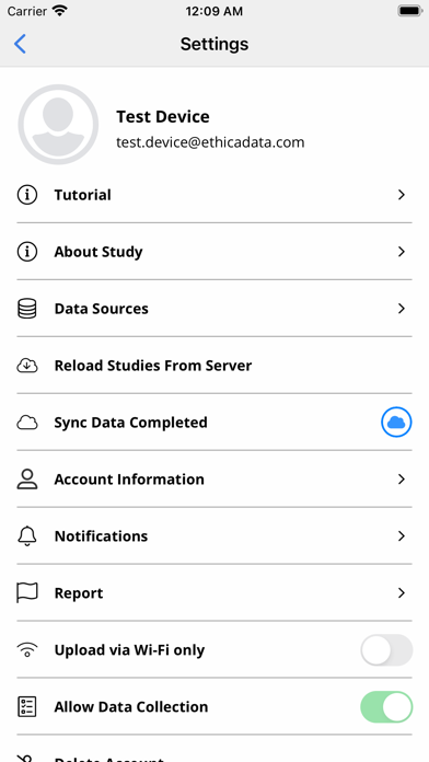 Shoulder App Screenshot