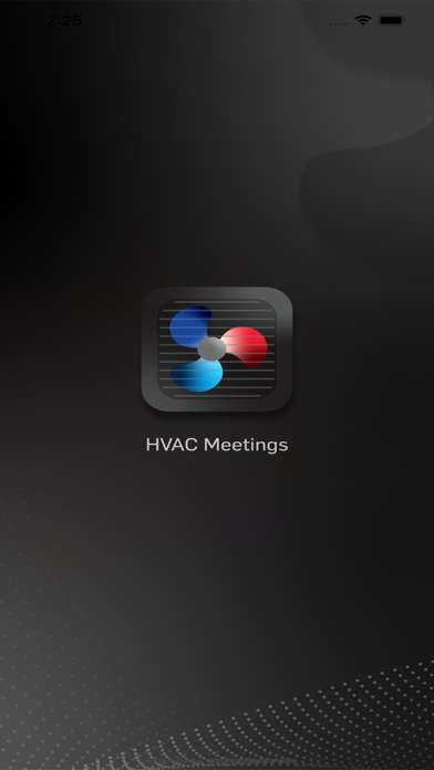 HVAC Meetings Screenshot