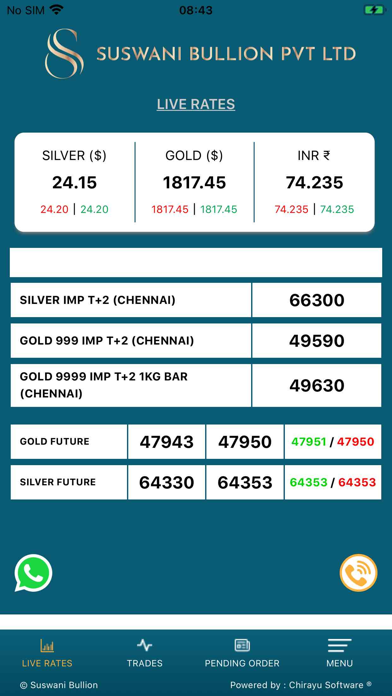 Suswani Bullion-Vinith Surana Screenshot