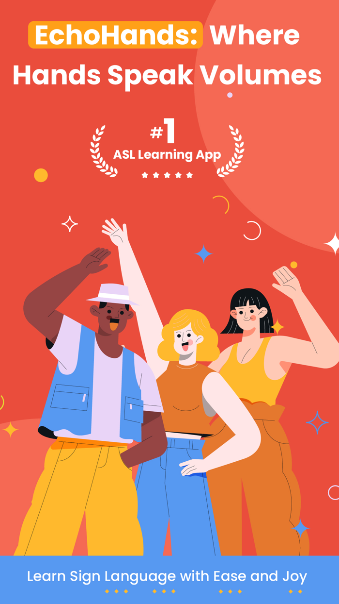 EchoHands learn sign language