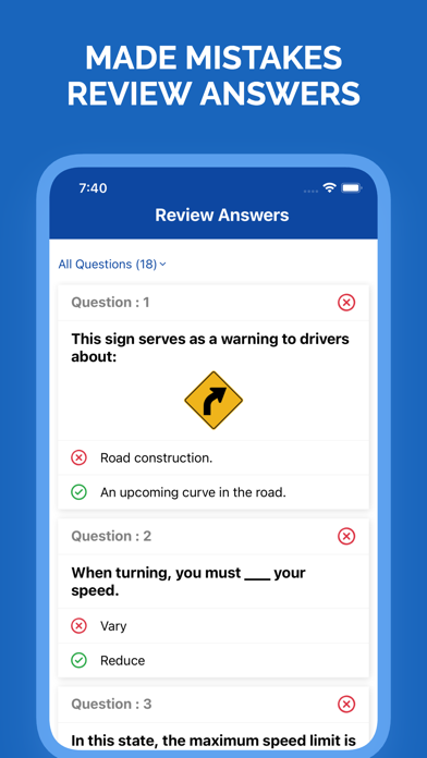 Arkansas AR DMV Permit Test Screenshot