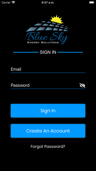 Blue Sky Energy Solutions Screenshot