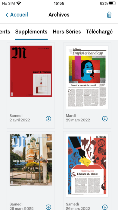 Journal Le Monde Screenshot