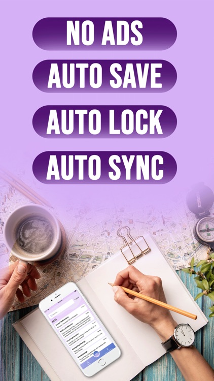 Diary with Lock- Daily Journal