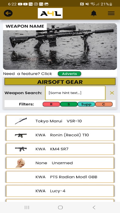 Airsoft 4 Life (A4L) Screenshot 2 - AppWisp.com Airsoft 4 Life (A4L) Screenshot 2 - AppWisp.com