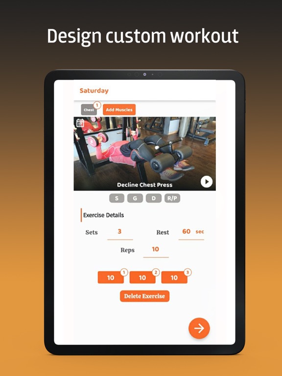 Future Gym iPad screenshot 9 - Sports app