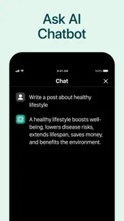 ai chatbot app with Сhat iphone screenshot 4