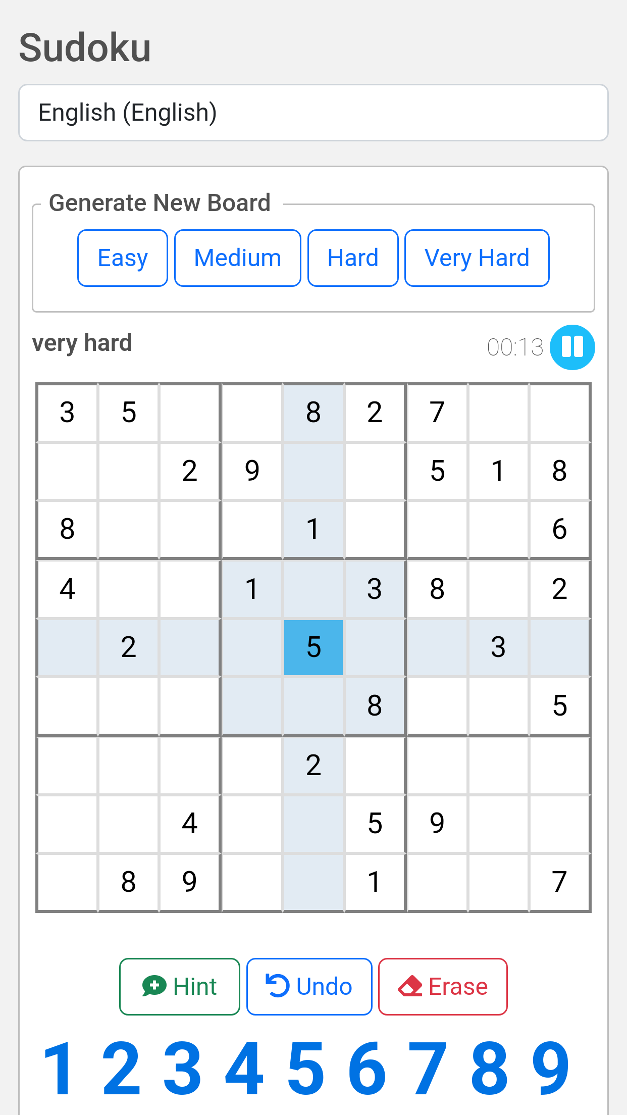 Sudoku Game Offline