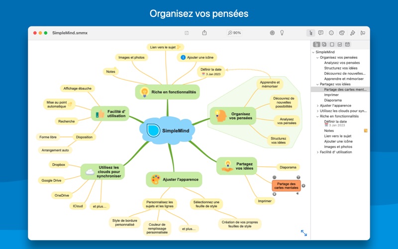 Screenshot #1 pour SimpleMind Pro