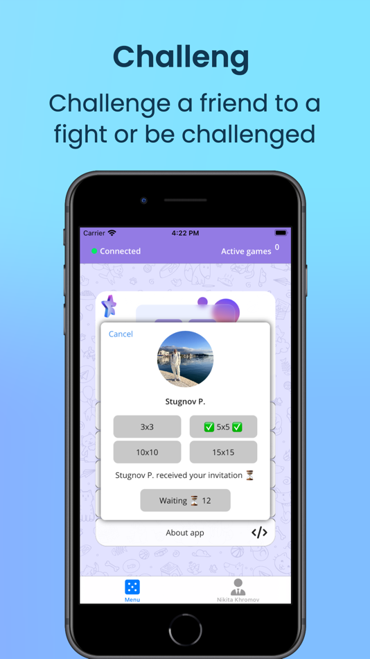 #5. Tic-Tac-Toe (Xs & Os) online (iOS) 由: Nikita Khromov