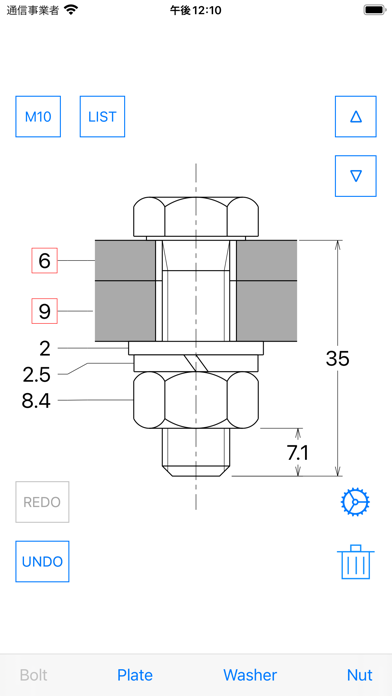 Bolt Length - (Nominal Length)