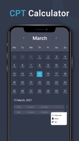 CPT Code Calculator screenshot