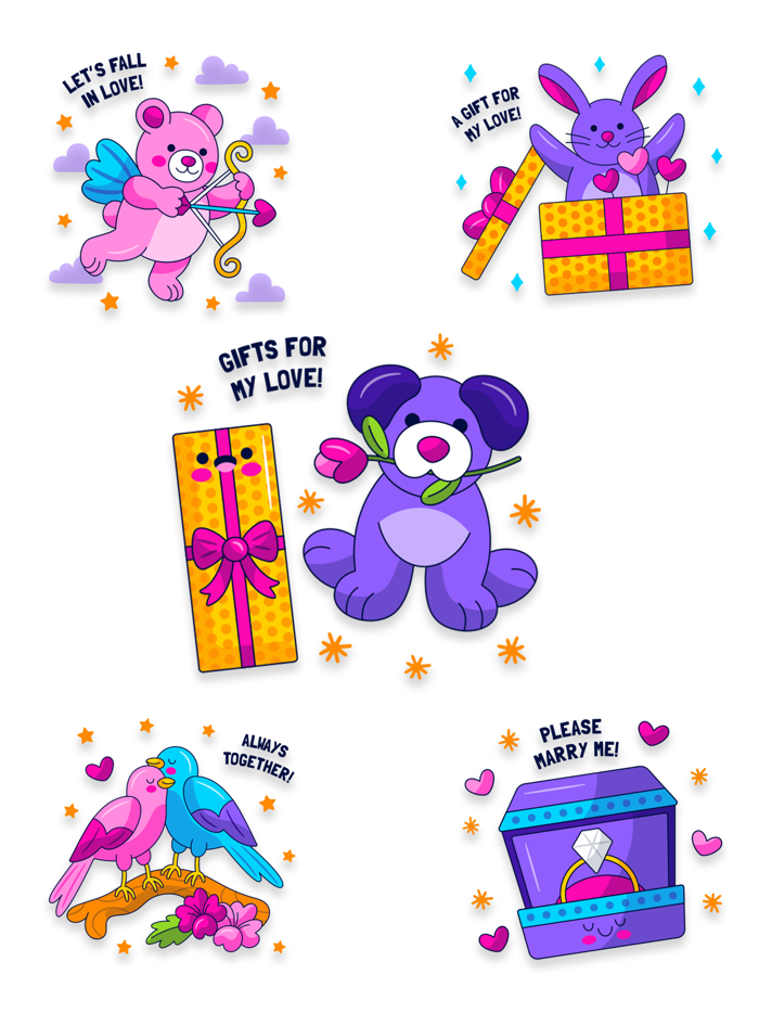 WASticker for Love  Romance