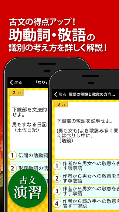 古文・漢文（古文単語、古典文法、漢文） screenshot1