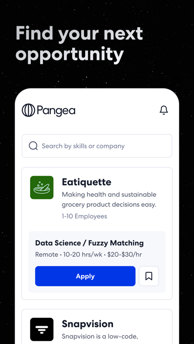 Pangea.app Screenshot