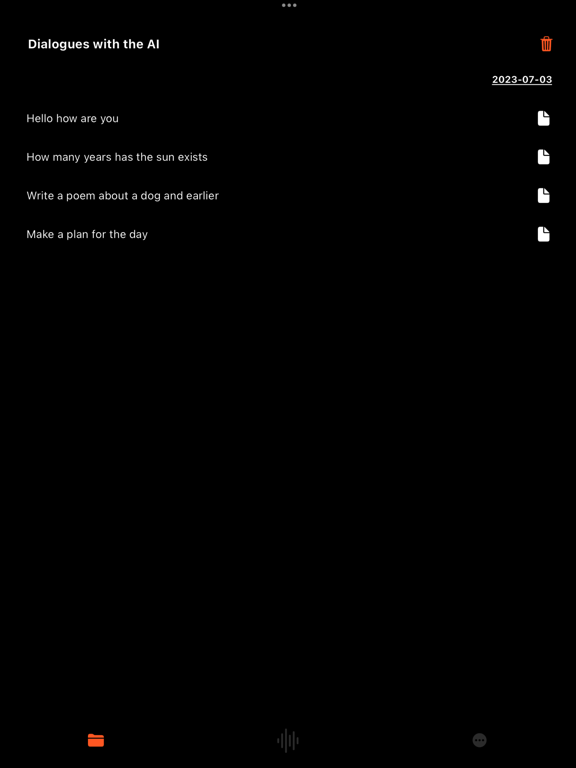 Voice AI Chat: AI Assistant iPad screenshot 4 - Productivity app