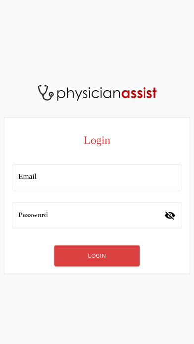 Physician Assist Screenshot