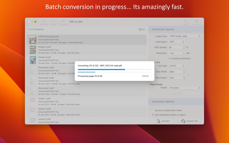 pdf to jpg - a batch converter iphone screenshot 3
