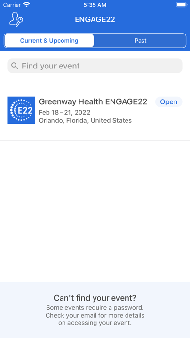 Greenway Health ENGAGE22 Screenshot