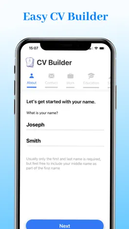 Game screenshot CV Builder - Perfect Resume mod apk