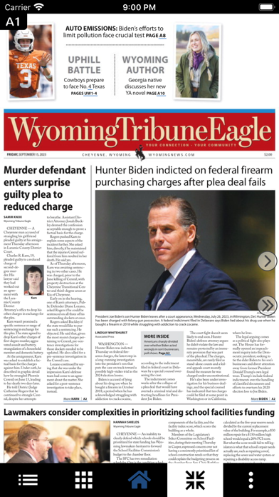 Wyoming Tribune Eagle News Screenshot