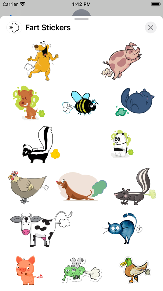 #1. Fart Stickers (iOS) 由: Paul Scott