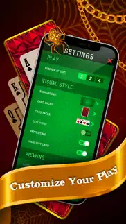 spider solitaire - classic fun iphone screenshot 2