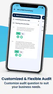 nifty iso 27002 audit iphone screenshot 2