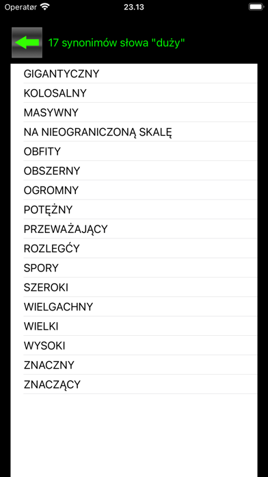 PolSyno - Polskie synonimy Screenshot